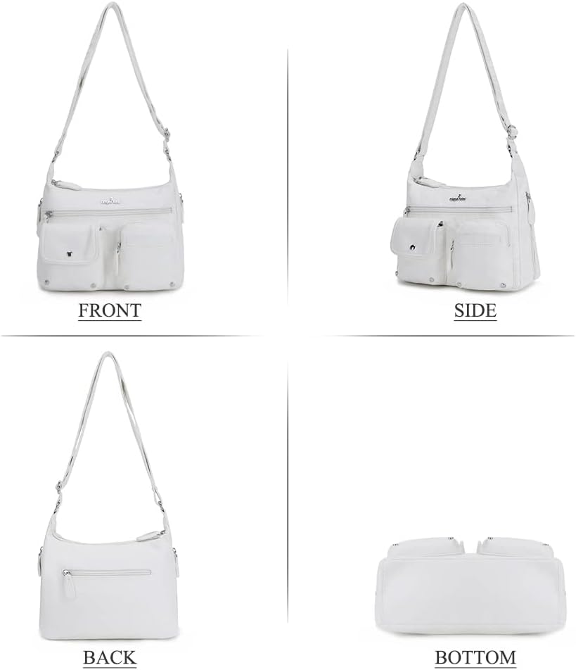 Angel Kiss Crossbody Bags for Women, Ladies Shoulder Handbags and Purses Medium Faux Leather Pocketbooks | Ladies, Medium, Faux Leather