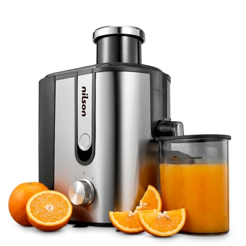 Nilson Life Licuadora para Verduras, Frutas y Alimentos de 600 W, 2 Niveles de Velocidad, Mezcla y Tritura, Cuchillas Desmontables de Acero Inoxidable, Control Manual, Capacidad 0,45 L, Cable 90 cm Nilson Life Licuadora para Verduras, Frutas y Alimentos de 600 W, 2 Niveles de Velocidad, Mezcla y Tritura, Cuchillas Desmontables de Acero Inoxidable, Control Manual, Capacidad 0,45 L, Cable 90 cm