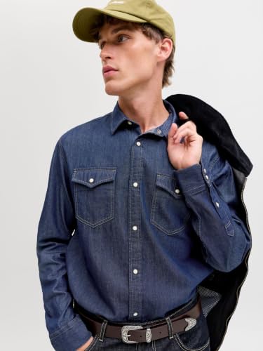 Image of Jack & Jones Men's Jjesheridan Shirt L /S Noos Jjesheridan Shirt L /S Noos (Pack of 1)