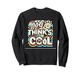 Photo Gallery design fanny dog con scritta "my dog thinks i m cool" felpa Photo Gallery design fanny dog con scritta "my dog thinks i m cool" felpa