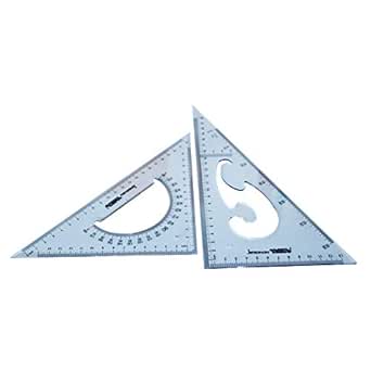 7pcs Drawing Kit With Ruler Protractor Compass Eraser 0.7mm Mechanical Pencil Simple Multi-functional Portable Student Drawing Tool For Use - Office & School Supplies - View #11