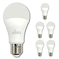 LED ATOMANT 6 Pack A19 LED Bulb 9W 800 Lumens, 2700K Soft White, 110V E26 Base (60W Incandescent Replacement)