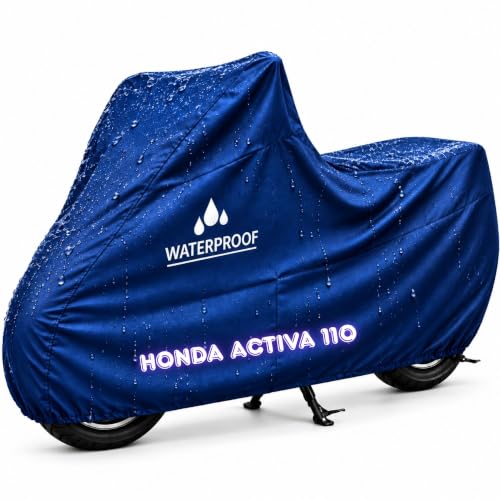 Generic Magic Waterproof Bike Cover for Honda Activa 110, Blue - Image 2