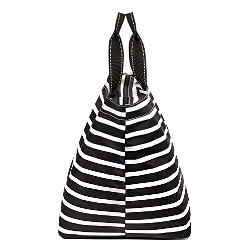 SCOUT Weekender Travel Bag, Lightweight Water-Resistant Travel Tote Bag or Beach Bag for Women in Fleetwood Black Pattern (Multiple Patterns Available)