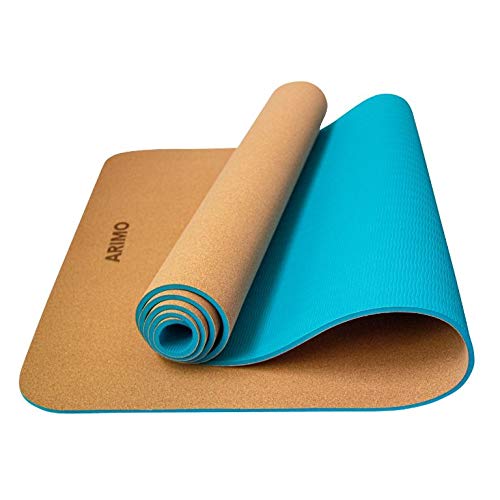 Tapete de Yoga Cortiça e TPE + Bloco de Cortiça Arimo