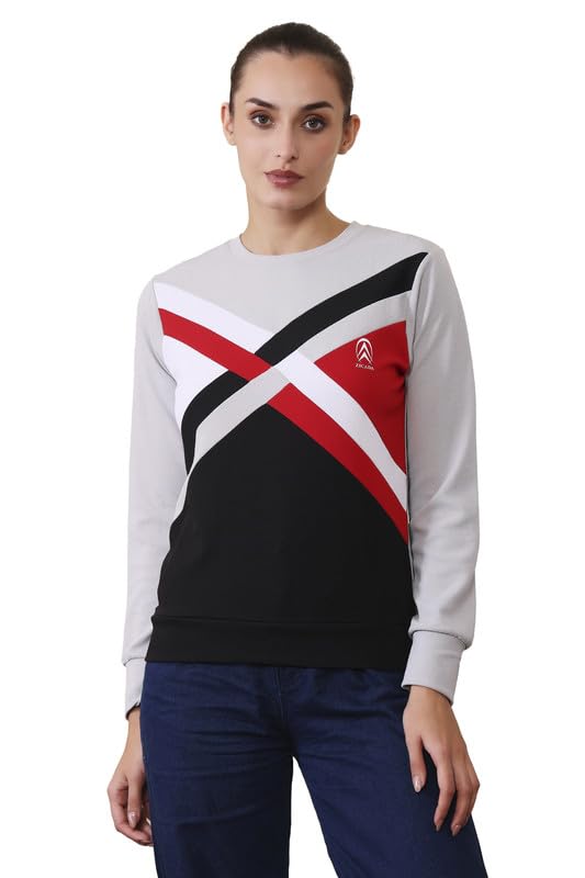Selecting Fashion Women's Round Neck Sweatshirt Full Sleeve Pullover, Soft Cotton Blend, Casual Winter Wear for Everyday & Lounge-picture-16