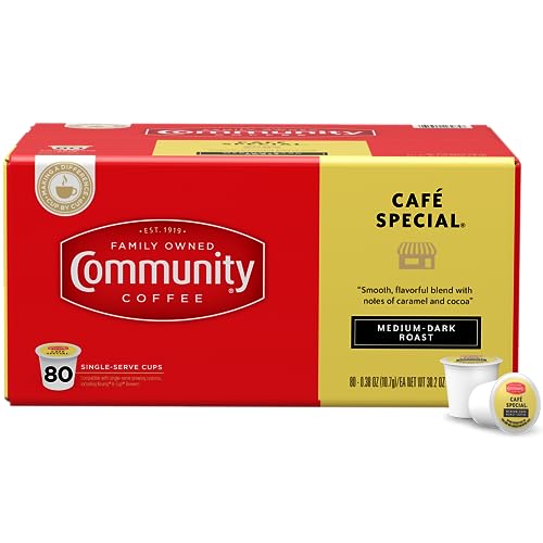 Image of Community CoffeeCafe Special Medium Dark Roast, Single-Serve Keurig K-Cup Pods, 80 Count (Pack of 1)