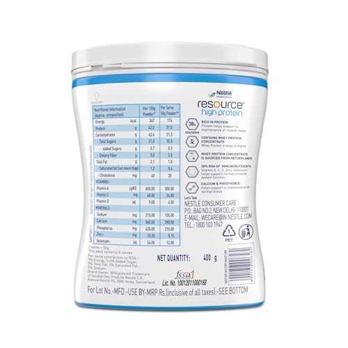 RESOURCE Nestle Health Science, High Protein - 400 G
