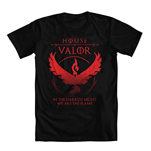GEEK TEEZ Team Valor Men's T-Shirt Black X-Large