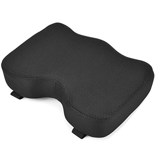weffort Rowing Machine Seat Cushion Fits Concept 2 with Thicker Memory Foam, Washable Cover, and Straps- Works Great with Exercise Recumbent Stationary Bike - Thumbnail 4