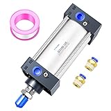 TAILONZ PNEUMATIC Air Cylinder SC 100 X 125 Bore: 4 inch, Stroke: 6 inch, Screwed Piston Rod Dual...