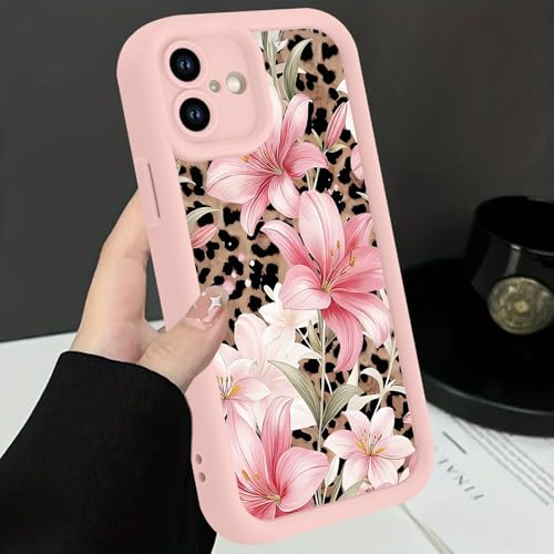 Coque iPhone 17 fine protection silicone TPU motif léopard fleur de lys
