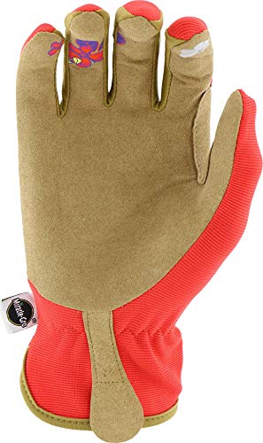 Miracle-Gro MG86201 Synthetic Leather Palm Gloves – [Orange, Medium/Large], Touchscreen Compatible - image 4