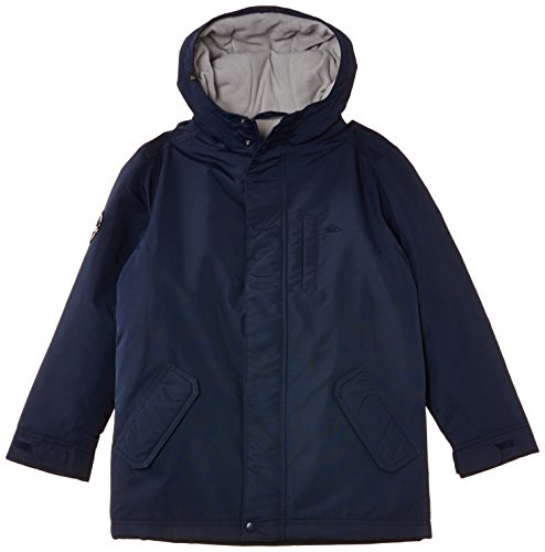 Quiksilver Munsee Youth Abrigo, Niño, Azul, 10 años (140 cm)