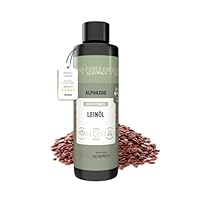 alphazoo Premium Leinöl Katze 250 ml mit Omega-3- und Omega-6-Fettsäuren | Kaltgepresst, natürlich rein | Für Fellpflege & Verdauung