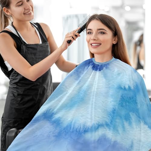 Capa de barbería impermeable para hombres Kigai Blue Haze miniatura 7