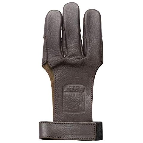 Bear Archery Leather 3 Finger Traditional Archery Shooting Glove Cover