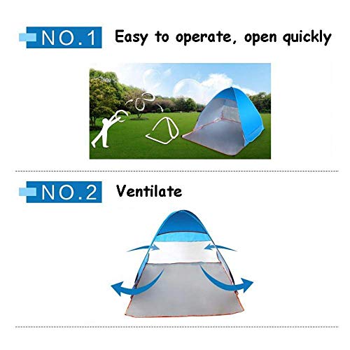 Carpa automática instantánea para 4 personas resistente al agua miniatura 4