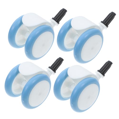 ULTECHNOVO 4 Piezas Accesorios para Ruedas de Caminante Piezas para Parque Infantil Ruedas de Escritorio Ruedas de Andador Ruedas de Repuesto para Carro rodante Ruedas para Andador Caucho