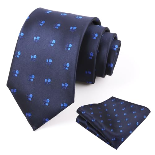 Image of Alizeal Mens 3.15'' Light Color Rustic Tie Handkerchief