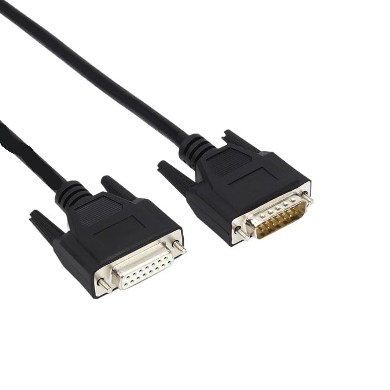 DB15 Cable macho/macho/hembra D-SUB de 15 pines, conector DB15, 2 filas, 15 pines, M/M, 1,5 m, 3 m, 3 m, 5 m (150 cm, macho a hembra)