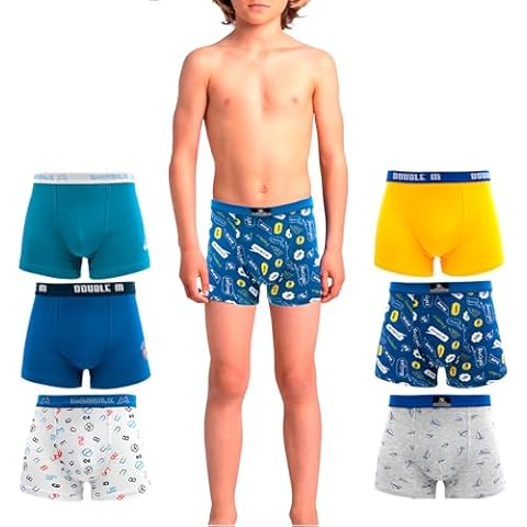 DOUBLE M, 6 Slips en Coton Cover