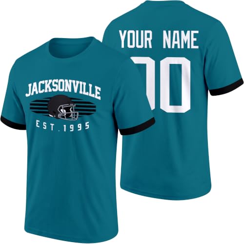 Image of T-Shirt Custom Name and Number Personalized Gifts | Crewneck Short Sleeves T-Shirt for Men S-4XL