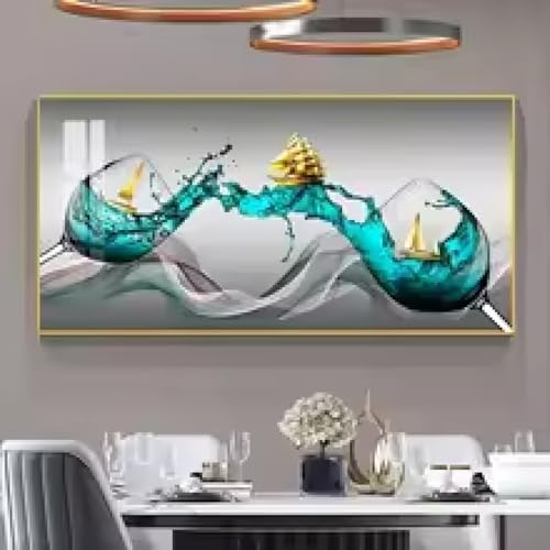 Toile art mural salon 70x140cm : la solution pour habiller un grand mur blanc