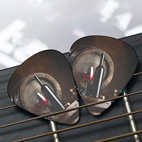 Ensemble de 12 médiators de guitare en verre de bouteille de vin rouge pour guitare acoustique, guitare électrique… - Les Beatles, Paul McCartney, John Lennon, RIngo Starr, George Harrison Ensemble de 12 médiators de guitare en verre de bouteille de vin rouge pour guitare acoustique, guitare électrique… – Image 8