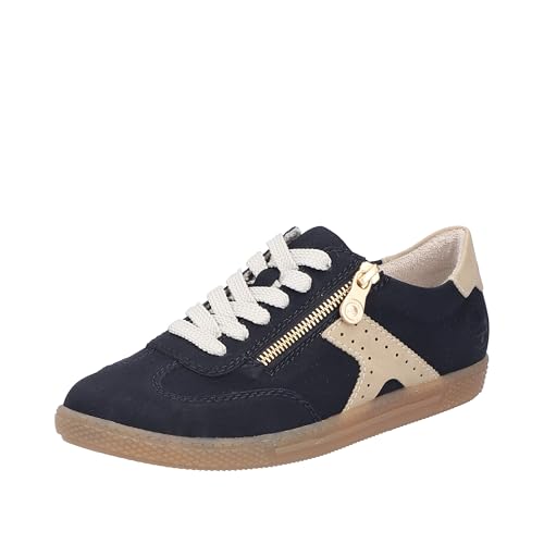 Rieker L9700, Zapatillas Bajas Mujer, Negro, 36 EU