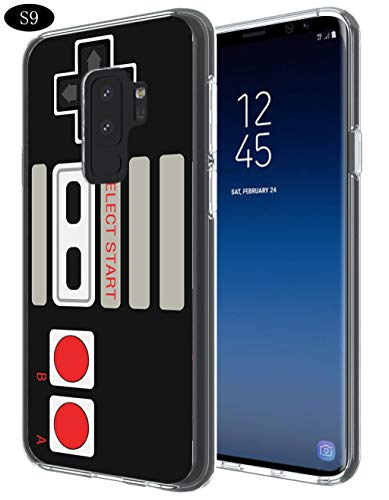GifunHard PC Bumper Shockproof Clear Soft Slim Design Pattern Case for Samsung Galaxy S9 2018,mpressive Game