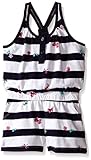 Gymboree Girls' Navy White Stripe Romper with Butterfly