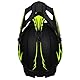 Motorradhelm Downhill Set - Integriert Fahrradhelm Kinder Jugend Fullface Helm Vollvisierhelm mit stylischem Heckflügel-Design, Belüftung + Brille+Handschuhe für Jungen/Mädchen(As Yellow,M(54~55cm))