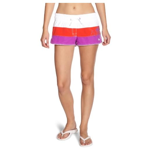 adidas Damen Badehose GR Short, white/red carpet/ultra purple, 36, X13168