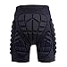 Padded Protective Shorts Shock Resistance Protection Hip Butt Pad Comfortable EVA Motorcycle Snowboard Protection Skating Pads Protective Padded Shorts for Skating S