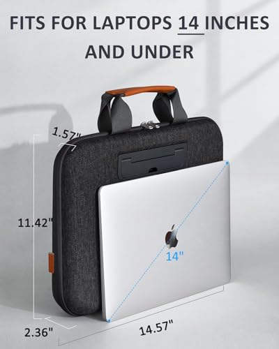 Funda rígida para laptop de 14 pulgadas resistente al agua miniatura 5