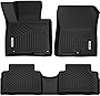OEDRO Floor Mats Compatible for 2021-2023 Hyundai Santa Fe 5 Seat, Black TPE Rubbler All-Weather Includes Front and Rear Row Full Set Liners