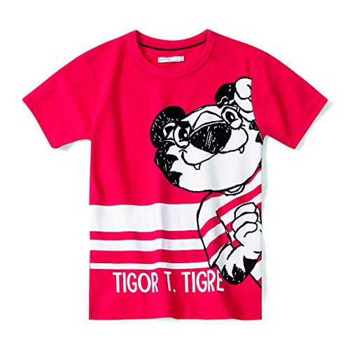 Camiseta Fun, Tigor T. Tigre, Meninos, Vermelho, 6