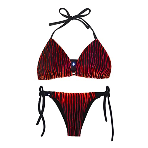 lumisonata Lingerie Set for Women Light Up Bikini Bra and Panty Led Sexy Strappy Underwear Glow in The Dark 7 Colors Swimsuit Luminous Two Piece Nightwear for Party(Black) lumisonata Lingerie Set for Women Light Up Bikini Bra and Panty Led Sexy Strappy Underwear Glow in The Dark 7 Colors Swimsuit Luminous Two Piece Nightwear for Party(Black)
