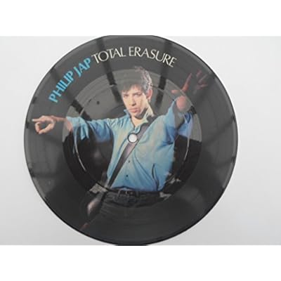 Jap, Philip Total Erasure 7"PD A&M JAPP1 VG 1982 7" picture disc in pvc sleeve