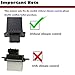 YHTAUTO AC Blower Motor Resistor Replacement for Nissan 05-21 Frontier, 05-12 Pathfinder, 04-09 Quest, 05-07 Armada, 04-15 Titan, 05-15 Xterra & Infiniti QX56 04-07 |w/Manual Temperature Control