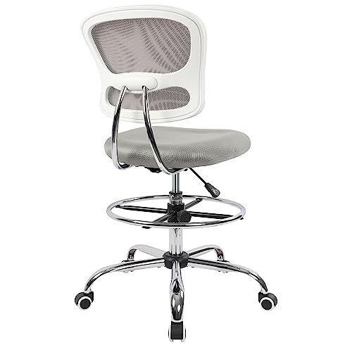 Hylone Ergonomic Office Chairs, Office Drafting Chair, Rolling Stool Chair Armless Standing Desk Chair With Footrest Bar Stools For Home,Office & Bar #TOP7