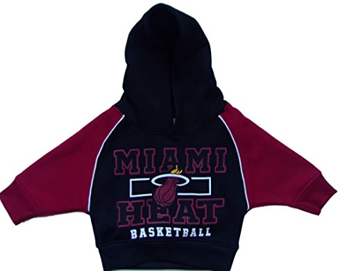 Miami Heat NBA Little Boys Toddlers Pullover Hoodie, Black (3T) Miami Heat NBA Little Boys Toddlers Pullover Hoodie, Black (3T)