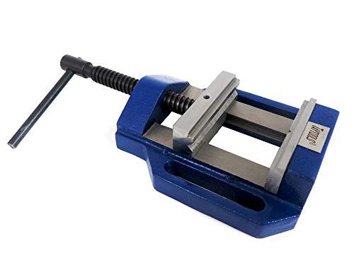 Taytools 465975 Drill Press Vise, 2-1/2 Inch Wide Jaws, Maximum Opening 2-1/2 Inches Slotted Base