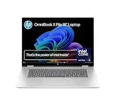 HP OmniBook X Flip Next Gen AI Laptop, 16'' 2K Touch Display, Built-in AI, Intel Core Ultra 5 226V Processor, 16GB RAM, 512…