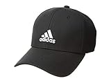adidas Men's Rucker Stretch Fit Cap, Black/White, Small/Medium