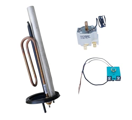 Flansch, Heizelement 2000W Dichtung, Isotemp, Indel, Eldom voll Set (Voll Set Ohne Thermostaten)
