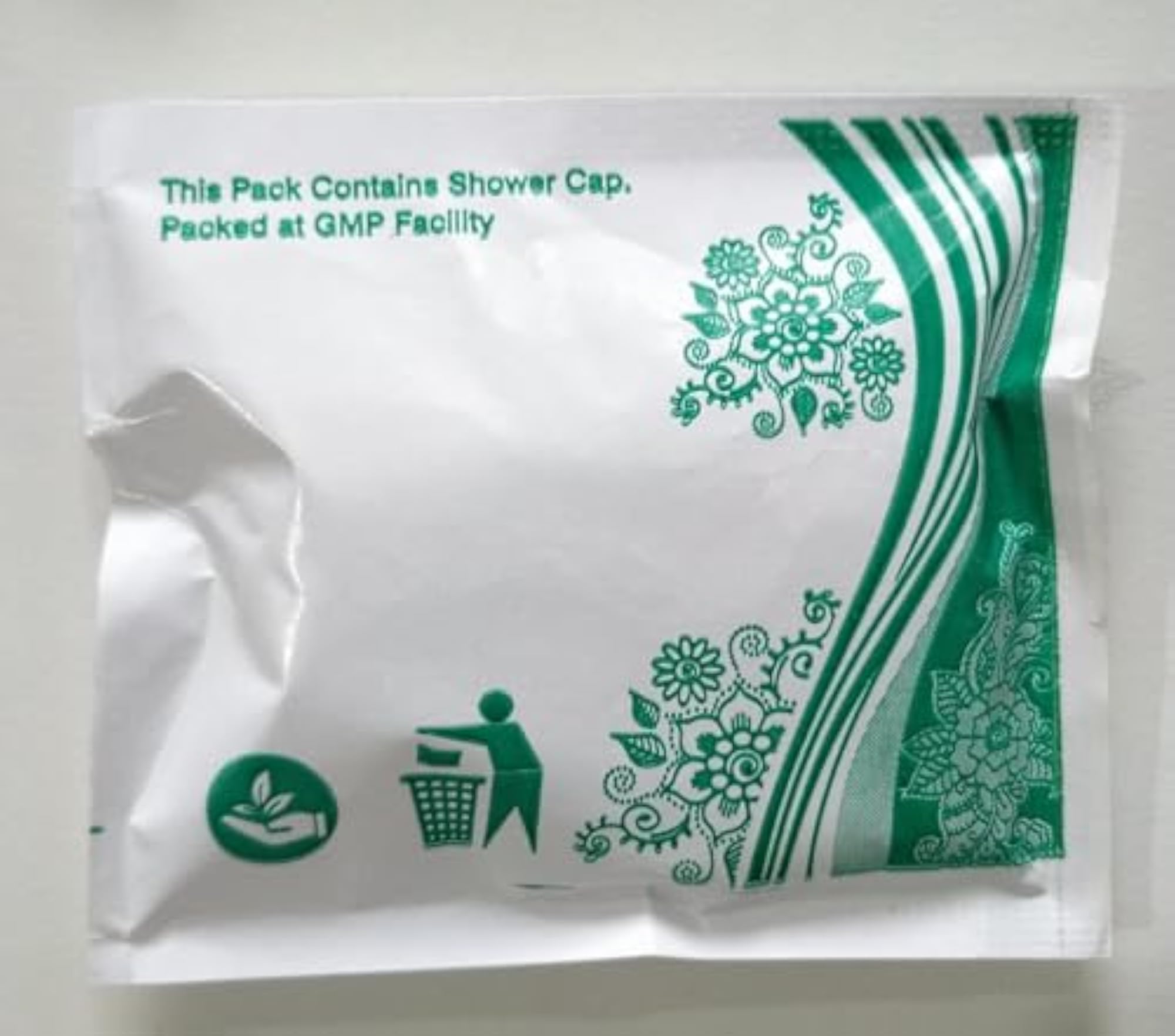 Hotel Shower Cap Packed in Bio Paper Pouch