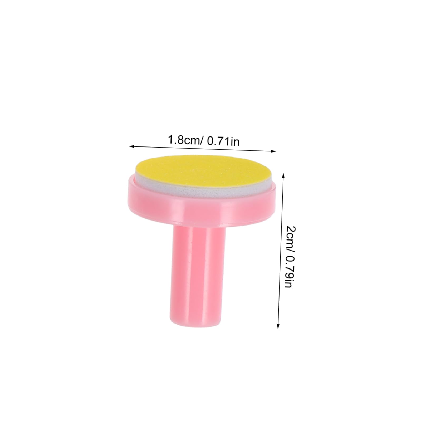 Didiseaon 6pcs Replacement Pads for Baby Electric Nail Filer Pink Gentle Grinding Heads for Safe Soft Nail Care