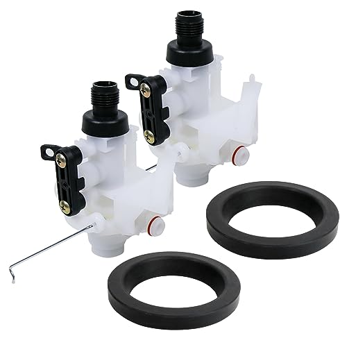 Image of 2 Pcs 31705 Toilet Water Valve Kit Compatible for Thetford Aqua-Magic V High and Low Models